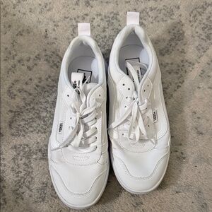 Vans All-White Low-Top Sneakers